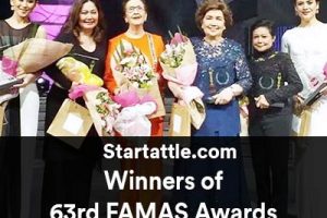 Winners of 63rd FAMAS Awards