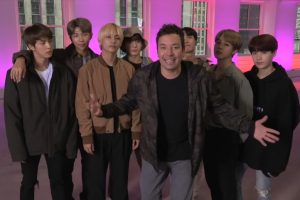 BTS does the  Fortnite Dance Challenge  with Jimmy Fallon