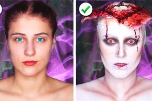 Scary Halloween makeup and costume ideas