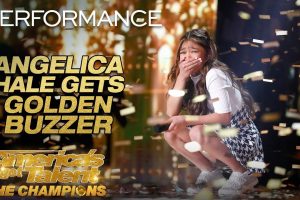 AGT Champions  Angelica Hale gets Golden Buzzer with  The Fight Song