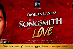 Full live concert   Froilan Canlas  The Songsmith In Love
