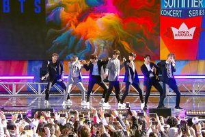 BTS sings ‘Boy with Luv’ on Good Morning America (GMA) concert