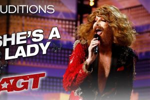 AGT 2019  Gingzilla sings  She s A Lady   Audition