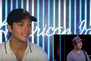 Laine Hardy reacts to his first audition on American Idol 2019