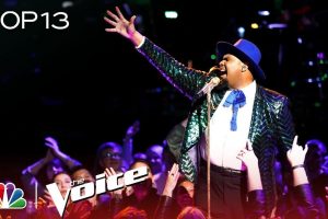Shawn Sounds sings  A House Is Not a Home  on The Voice Live Top 13 Performances