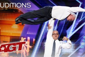 AGT 2019  84 year old man hand balancing  Edson & Leon  Audition