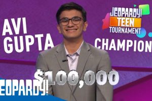 Jeopardy Teen Tournament 2019 winner is Avi Gupta
