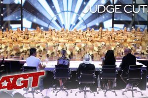 AGT Judge Cuts 2019  Emerald Belles dance to Britney Spears hit