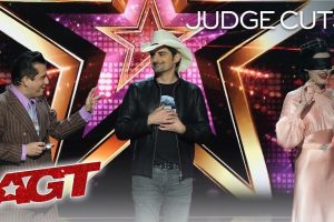 AGT 2019  The Sentimentalists magic with Brad Paisley  Judge Cuts