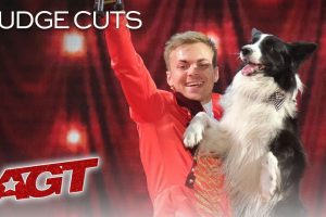 AGT 2019  Lukas  dog Falco  The Greatest Showman   Judge Cuts