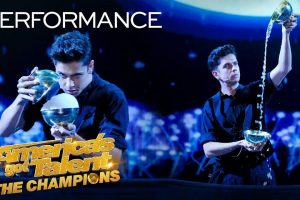 AGT The Champions: Magician Ben Hart, Indian ritual with rice bowls (Season 2)