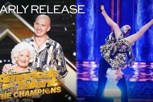 AGT The Champions: 85-year-old Paddy & Nico (Week 1) Salsa Dance Duo