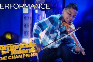 AGT The Champions  Violinist Tyler Butler-Figueroa   The Git Up   Season 2
