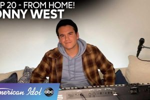 American Idol 2020 Jonny West Top 20  What a Wonderful World