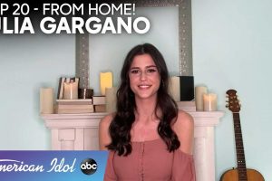American Idol 2020  Julia Gargano sings  Human  Top 20
