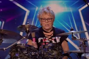 BGT 2020  Crissy Lee audition  76-year-old drummer