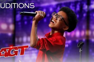 AGT 2020  14-year-old Kelvin Dukes audition   Ain t No Way