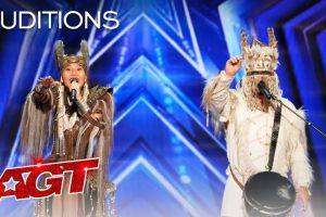 Olox audition AGT 2020, Throat singing, “Zombie”