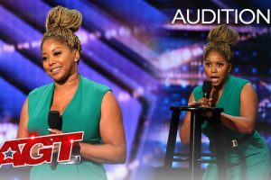 Crystal Powell audition AGT 2020  Stand-up comedy