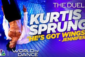 Kurtis Sprung World of Dance Duels 2020  Bad  James Bay
