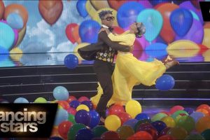 Jeannie Mai Dancing with the Stars 2020 Viennese waltz “Married Life” Disney