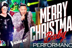 John Legend  Katie Kadan The Voice Semifinals 2020  Merry Christmas Baby
