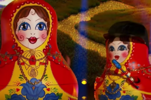 Russian Dolls The Masked Singer 2021 “24K Magic” Bruno Mars Season 5 Week 7 – Super 8