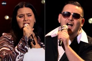 Nicolina Bozzo & Christian Guardino American Idol 2022  The Prayer   Season 20 Hollywood Duets