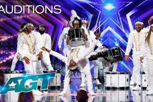 The Pack Drumline AGT 2022 Audition  DNA  Kendrick Lamar  Season 17