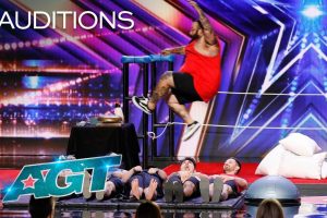 The Lazy Generation AGT 2022 Audition  Season 17  Wrestling Group
