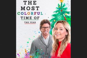 The Most Colorful Time of the Year  2022 movie  Hallmark  trailer  release date  Katrina Bowden