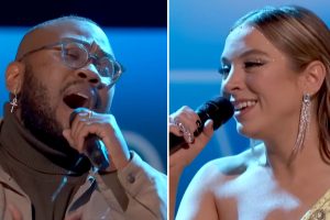 Magnus, Alyssa Lazar The Voice 2023 Battles “Your Song” Elton John, Season 23