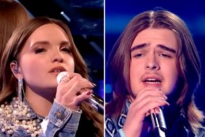 Megan Danielle, Colin Stough American Idol 2023 “Dive” Ed Sheeran, Season 21 Top 8