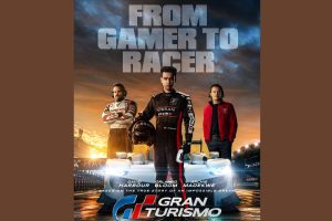 Gran Turismo  2023 movie  trailer  release date  Archie Madekwe  Orlando Bloom  David Harbour