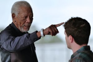 57 Seconds (2023 movie) trailer, release date, Josh Hutcherson, Morgan Freeman