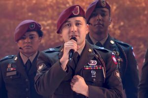 82nd Airborne Chorus AGT 2023 Qualifiers  I Am Here  Pink  Season 18