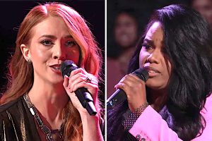 Caitlin Quisenberry  Crystal Nicole The Voice 2023 Battles  The Song Remembers When  Trisha Yearwood  Season 24