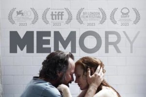 Memory  2023 movie  trailer  release date  Jessica Chastain  Peter Sarsgaard